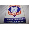 Image 2 : White Fox Porcelain Layer Sign