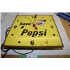 Image 1 : Vintage Antique Pepsi Clock Canadian Neon Ray (Working & Lights Up)