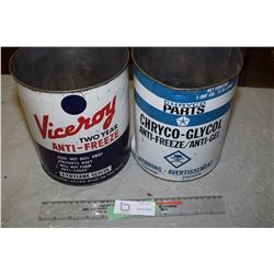 Viceroy and Mopar/Chryco Anti Freeze Tins