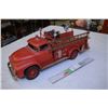 Image 2 : Folk Art Tin Fire Truck