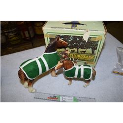 Clydesdale Horse Figurines