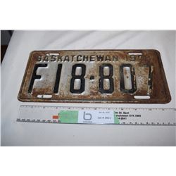 1948 Sask Farm Plate