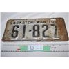 Image 1 : 1948 Sask License Plate
