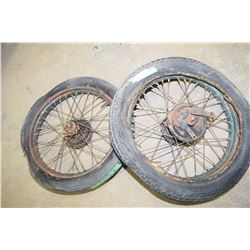 C. 1920s British Motorcycle Rims