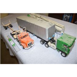 Model Semi Trucks and Trailers 1970s I-H and Kentworth