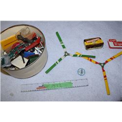 Model Parts, Helicopter Propellers, Tins