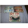 Image 1 : 3 Sets of Sask License Plates