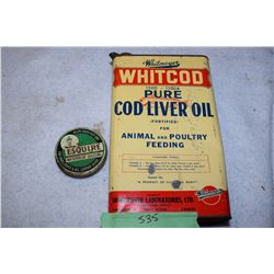 Esquire and Whitcod Tins