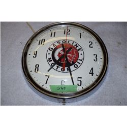 Red Indian Faux Advertising Clock (Working)
