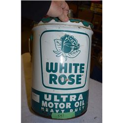 White Rose Ultra Oil Pail
