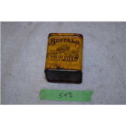 Rare Buffalo Oil Tin
