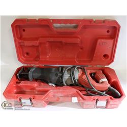 MILWAUKEE SAWZALL CORDED WITH CASE 6509 SERIES