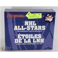 NHL ALL STARS 2002 COMMEMORATIVE STAMP AND