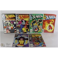 LOT OF VINTAGE MARVEL X-MEN COMIC BOOKS.