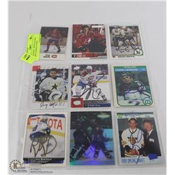 9 CARD SHEET - SERGE SAVARD; GEORGE LAROQUE; OTHER