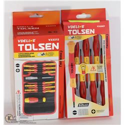 NEW TOLSEN 12 PCS INSULATED
