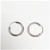 Image 1 : SILVER HOOP EARRINGS