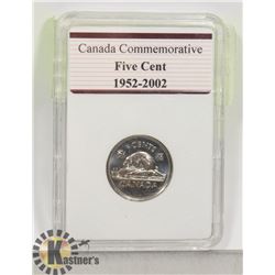 CANADIAN 1952 -2002 NICKEL