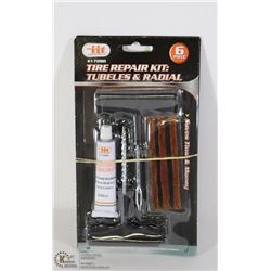 NEW TIRE REPAIR KIT WITH EXTRA PLUG SET