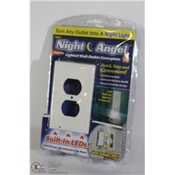 NEW NIGHT ANGEL LIGHTED WALL OUTLET COVERPLATE