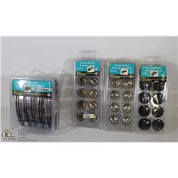 FLAT OF 5 NEW DOOR AND DRESSER PULLS