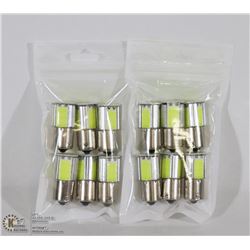 LOT OF 12 NEW RV/AUTO LED BULBS - COOL WHITE