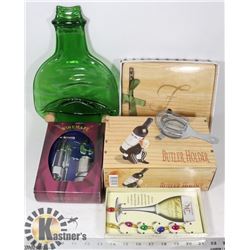 LOT OF WINE ACCESSORIES
