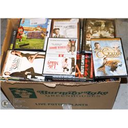CASE OF ASSORTED  DVDS. (NEW/SEALED)