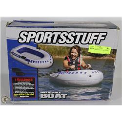 NEW "SPORTS STUFF" INFLATABLE BOAT -