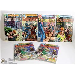 LOT OF VINTAGE 1970S DC SCALPHUNTER COMIC BOOKS.