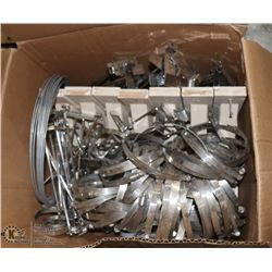 ASSORTMENT OF CLAMPS AND SHELF HANGERS