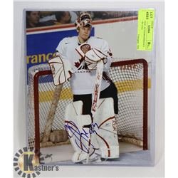 JUSTIN POGGE  AUTOGRAPHED 8 X 10" PHOTO W/ COA