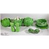 Image 1 : FLAT OF ESTATE HOLLAND MOLD GREEN CABBAGE DISHWARE