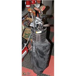 GOLF BAG W/MIXED CLUBS