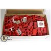Image 1 : LOT OF CLASSIC KIDS RED BRICK BLOCKS