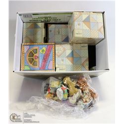 ASSORTMENT OF CALICO KITTEN FIGURES