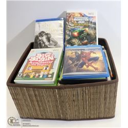 ASSORTMENT OF VIDEOS AND GAMES