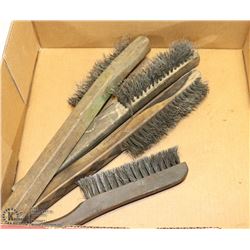 LOT OF 4 WIRE BRUSHES
