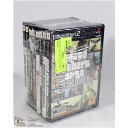 LOT OF 8 VARIOUS PLAYSTATION 2 GAMES
