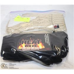 2PK LADIES HEAT WAVE MITTENS
