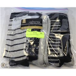 5PK LADIES CREW SOCKS