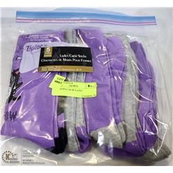 5PK LADIES CREW SOCKS