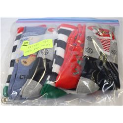 5PK OF LADIES XMAS SOCKS