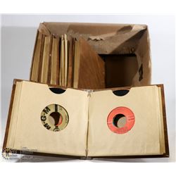 COLLECTION OF VINTAGE 45 LP RECORDS, INCL