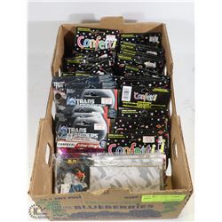 BOX OF BRAND NEW KIDS THEMED PARTY CONFETTI
