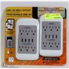Image 1 : USB/ UC WALL OUTLET TWIN PACK W/ BUILT IN DEVICE