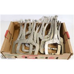 BOX OF 7 IRWIN WELDING VICE GRIPS
