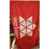 Image 1 : ANTIQUE SILK 4' X 6' CENTENNIAL FLAG