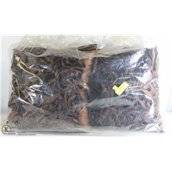 URBAN BARN DECORATIVE FLORAL PILLOWS SET OF 2