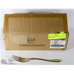 NEW CHEF AND SOMMELIER 36 PCS FORK "LAZZO"